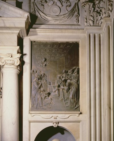Der heilige Antonius bringt einen Jungen zurück ins Leben, Relief aus der Salviati-Kapelle von Giambologna